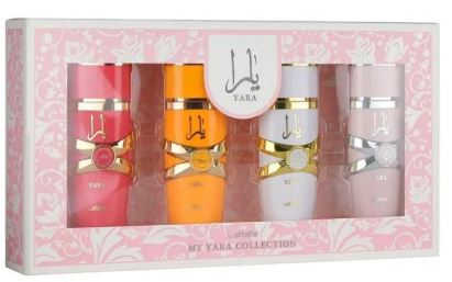 Conjunto de perfume Lattafa Yara Eau De Parfum 100ml